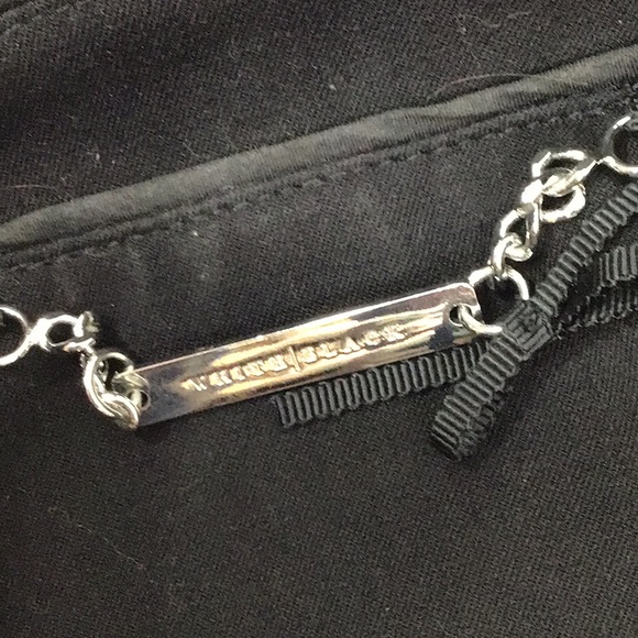 WHBM black one button blazer 10 - Picture 7 of 12